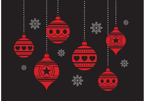 christmas ornaments vector graphics